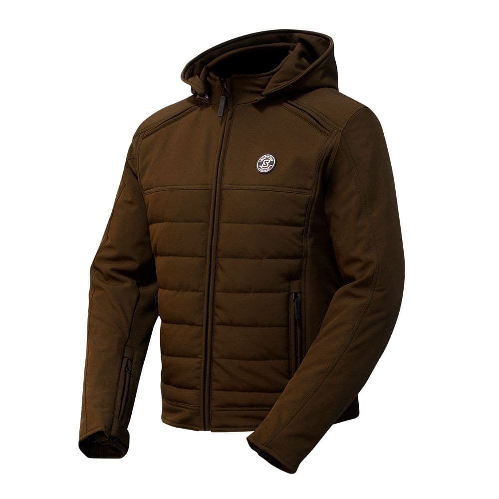 Veste Moto S-Line Sh-Puff Evo list: Marron|Noir|Marron|Bleu