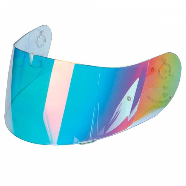 Visière teintée ou Iridium pour Casque Nox N965 Iridium Bleu