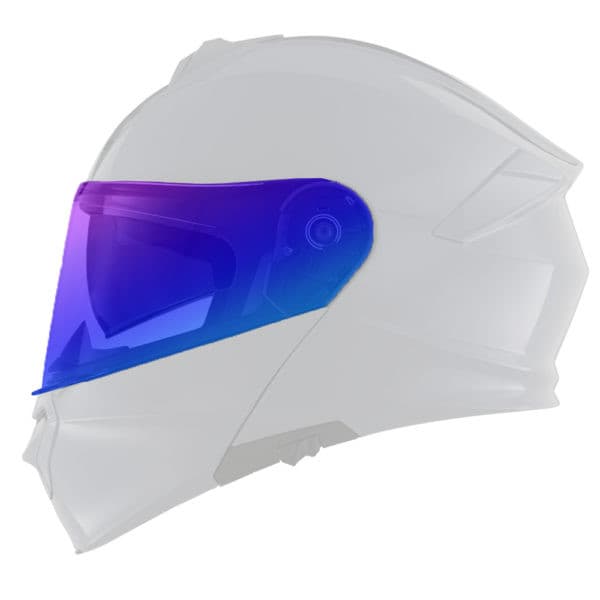 Visiere Casque Nox N961 avec Pinlock Iridium Bleu