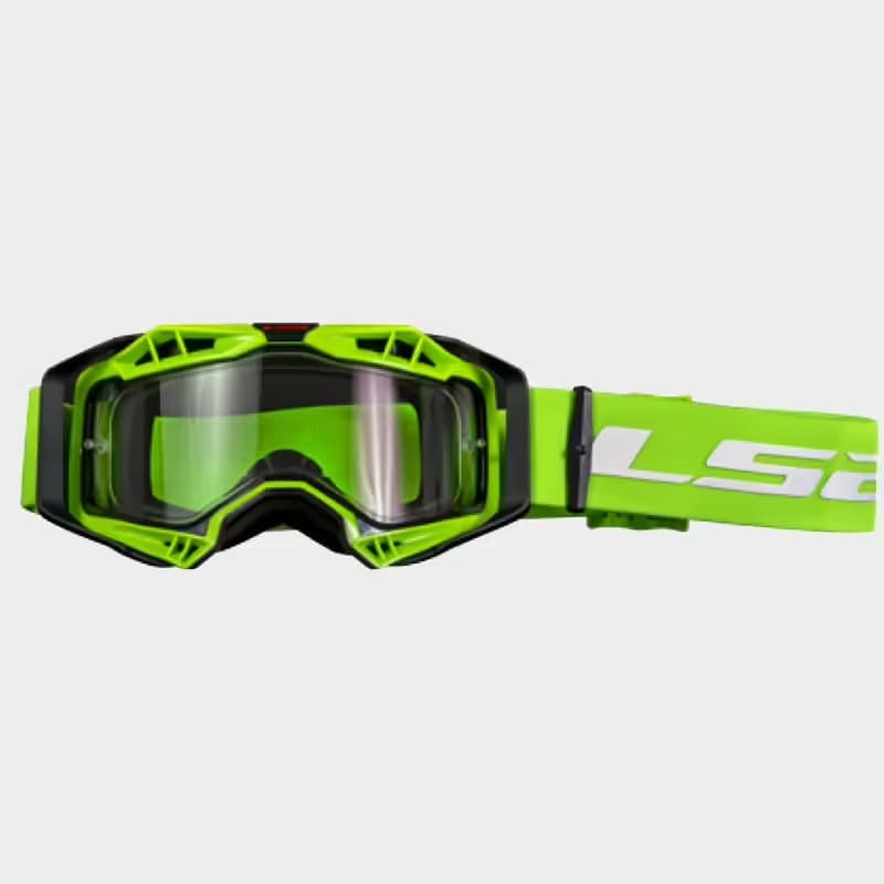Masque Moto Cross | LS2 MX703 AURA PRO avec Pinlock list: Vert|Noir|Rouge|Orange|Jaune|Vert|Bleu