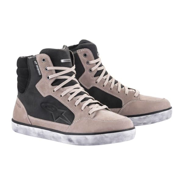 Basket Moto Alpinestars J-6 Canvas Waterproof list: Blanc cassé|Blanc|Gris