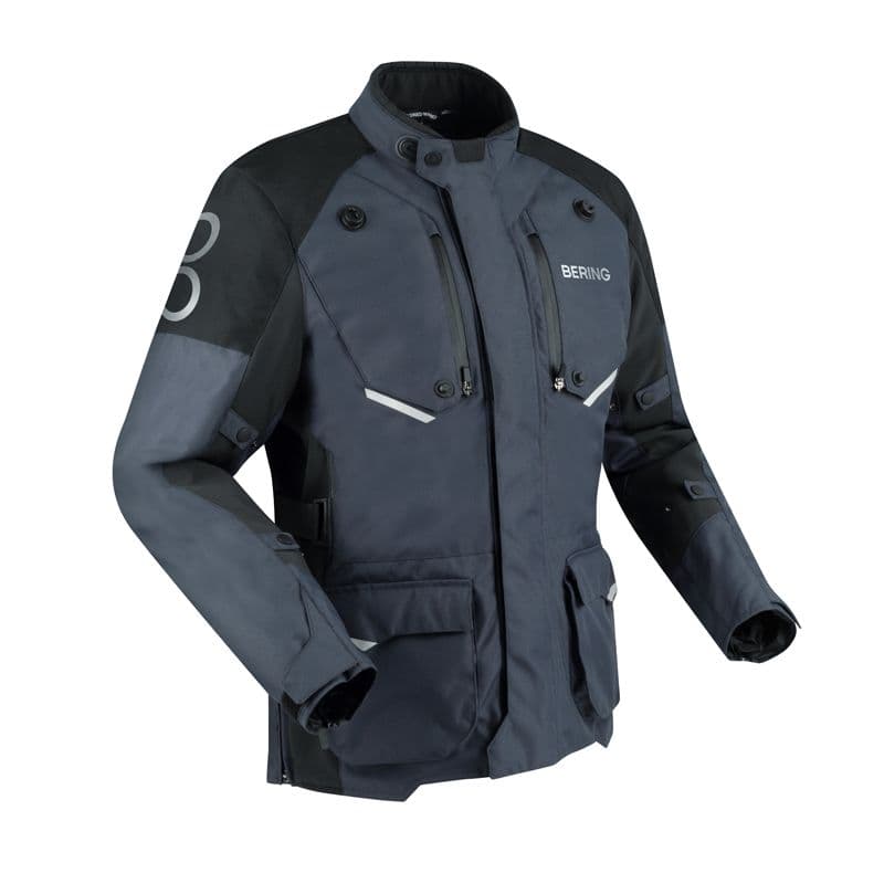 Veste Bering Calgary - Veste Moto Hiver Collection 2023 list: Noir / Gris|Noir|Gris|Multicolore