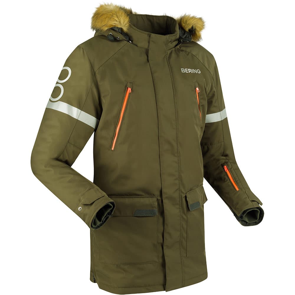 Veste Bering Wembley - Blouson Moto Hiver list: Kaki|Vert