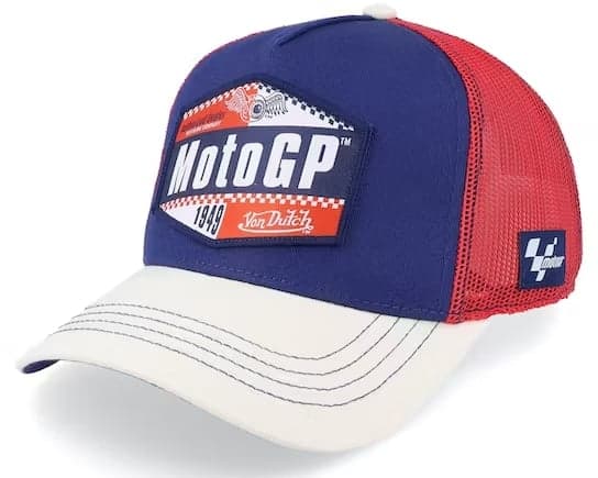 Casquette Von Dutch x Moto GP list: Bleu Blanc Rouge|Noir|Blanc|Gris|Rouge|Bleu|Multicolore