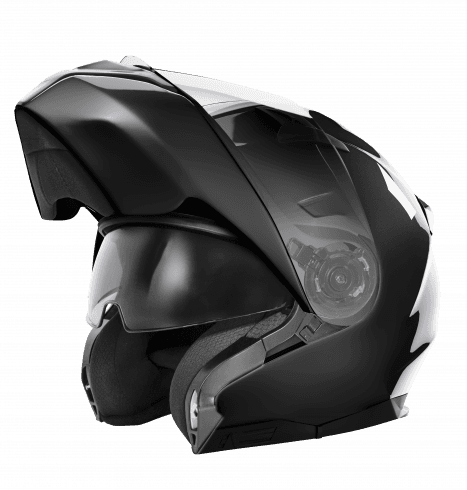 Casque Stormer Spark list: Noir Brillant|Noir|Gris