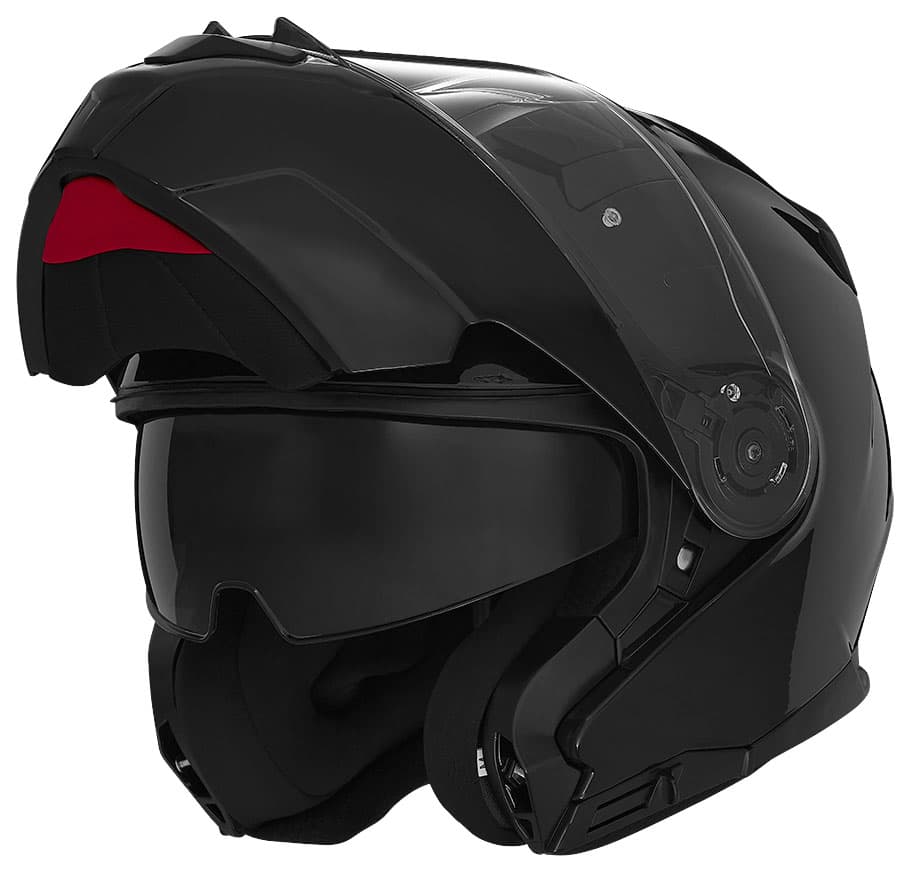 Casque Nox N966 - Casque Modulable ECE 22.06 list: Noir Brillant|Noir|Blanc|Gris