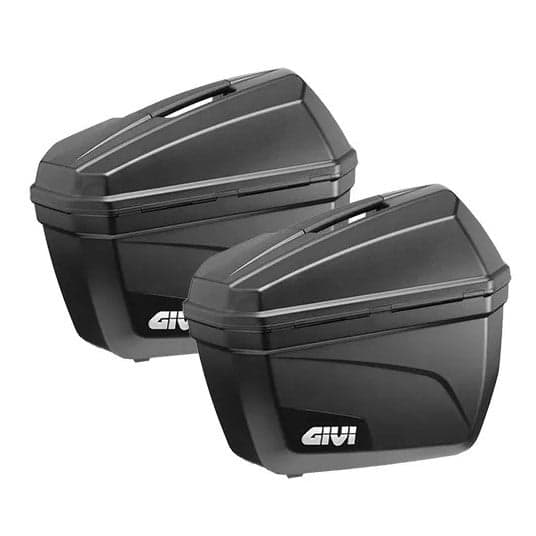 Valise Latérale Moto E22 Noir | 22 Litres