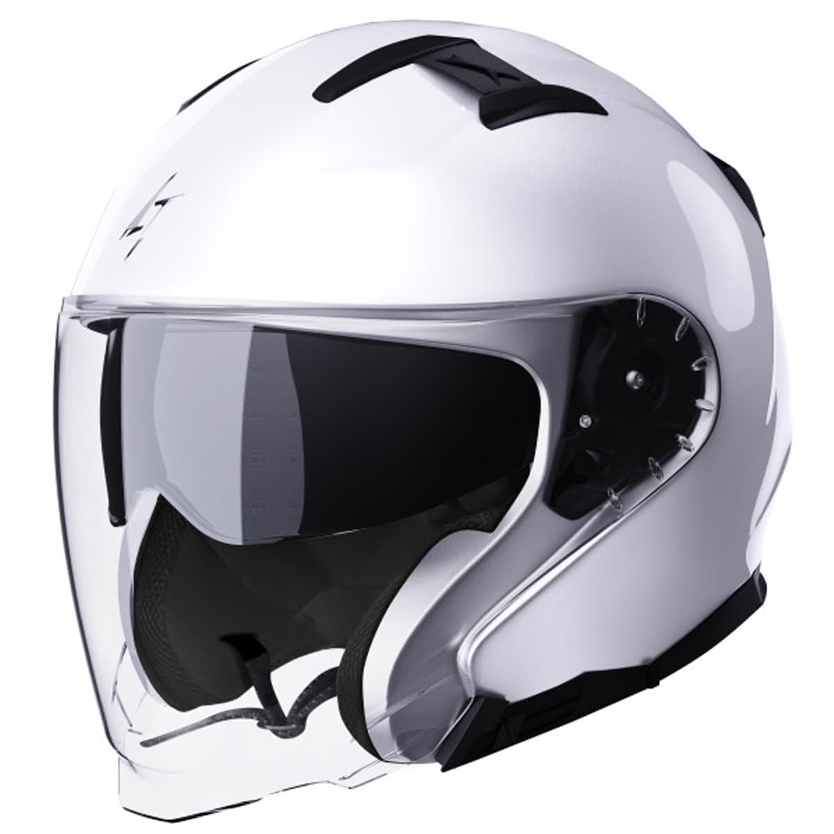 Casque Jet Stormer Rival list: Blanc|Noir|Blanc|Gris|Vert
