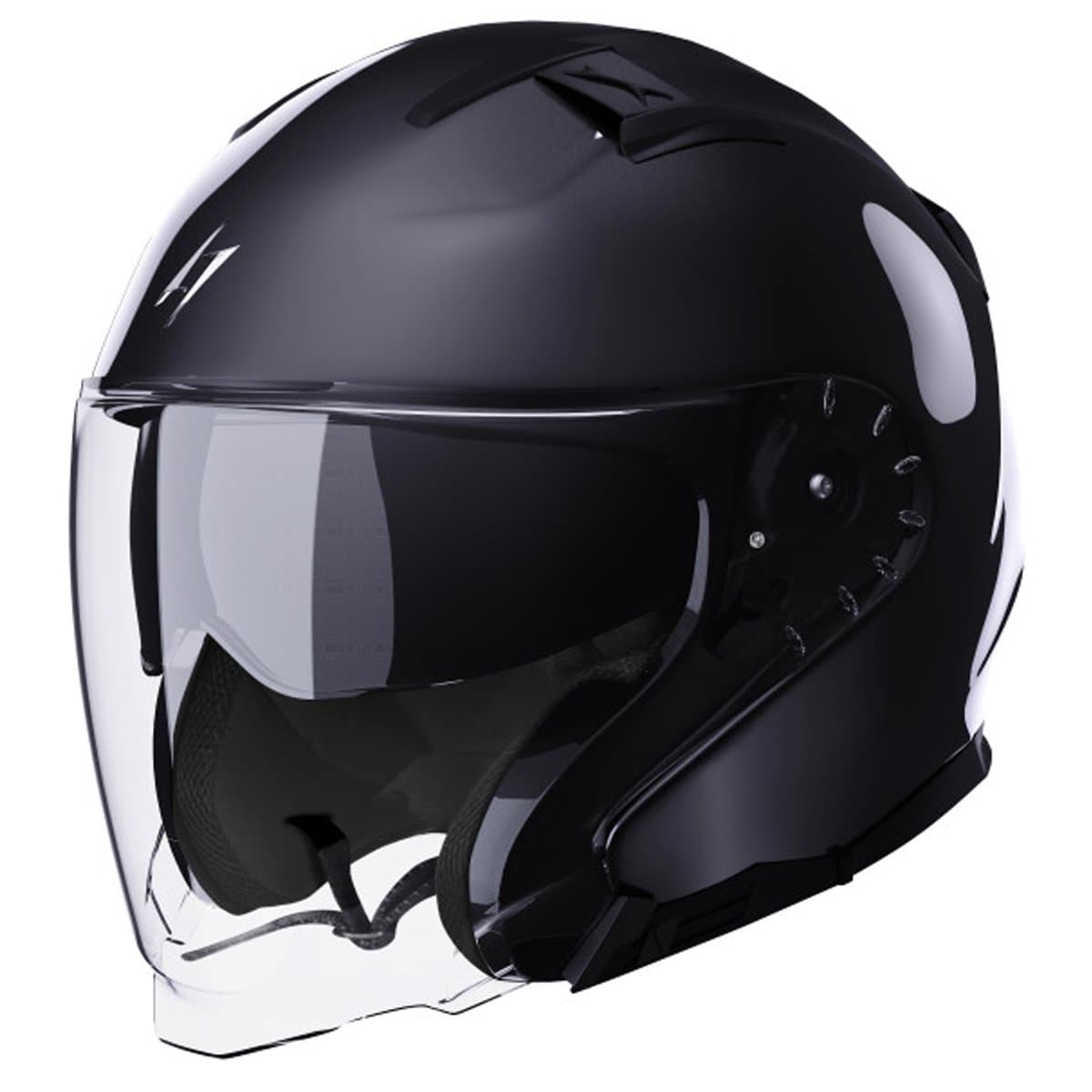 Casque Jet Stormer Rival list: Noir Brillant|Noir|Blanc|Gris|Vert