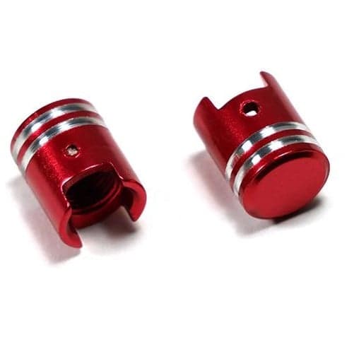 Bouchons Valves Noir, Rouge, Doré ou Alu list: Rouge|Noir|Gris|Rouge|Or