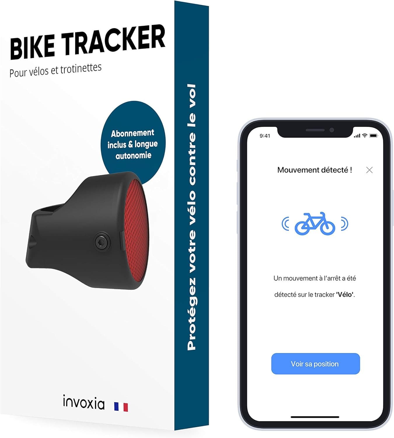 Traceur GPS Invoxia Vélo et Trottinette