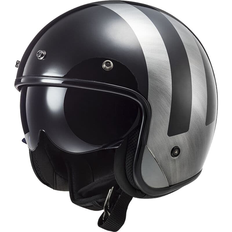 Casque LS2 BOB 2 OF601 list: Noir / Gris|Noir|Gris|Beige|Multicolore