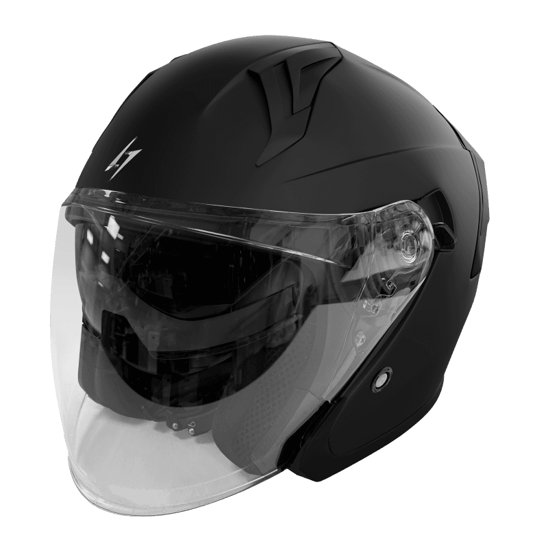 Casque Stormer Run list: Noir Mat|Noir|Blanc