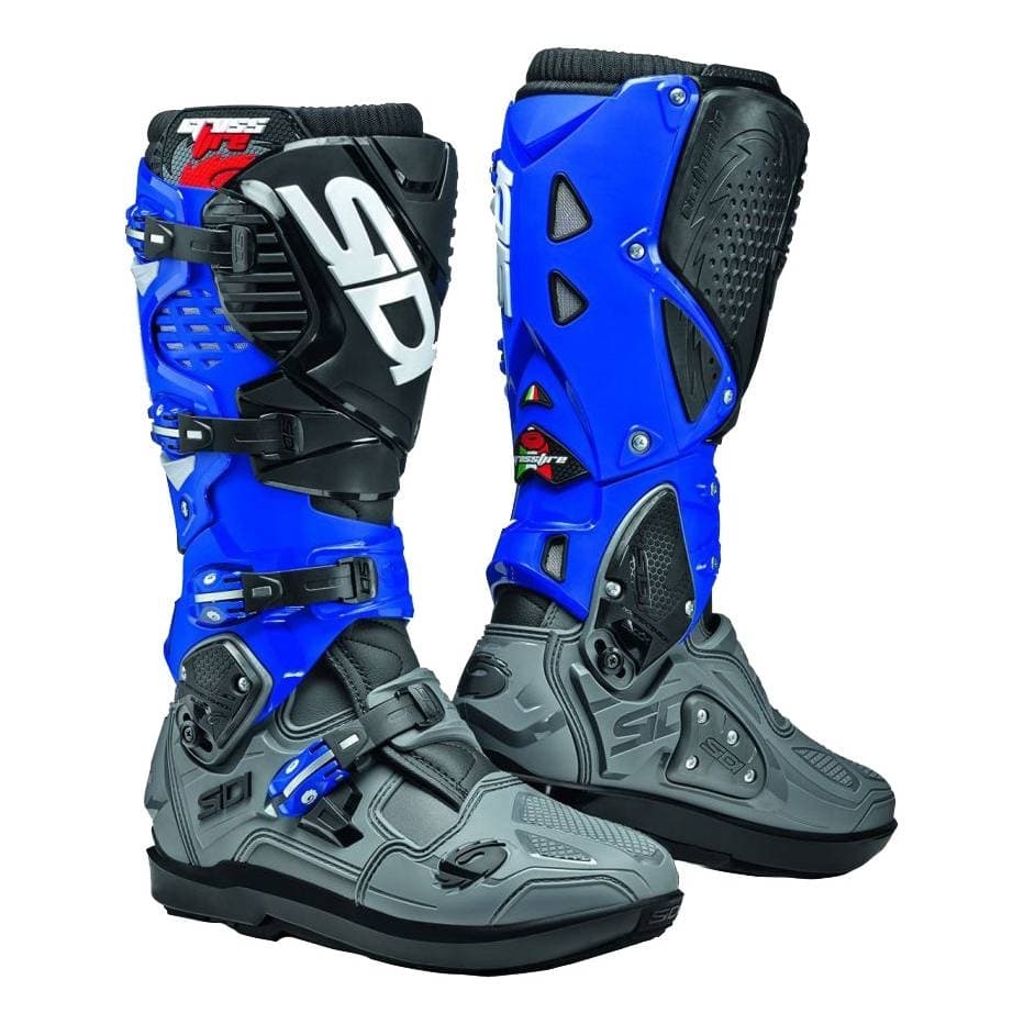 Bottes Moto Cross Sidi Crossfire 3 SRS list: Bleu / Anthracite|Noir|Blanc|Gris|Rouge|Jaune|Vert|Bleu|Multicolore