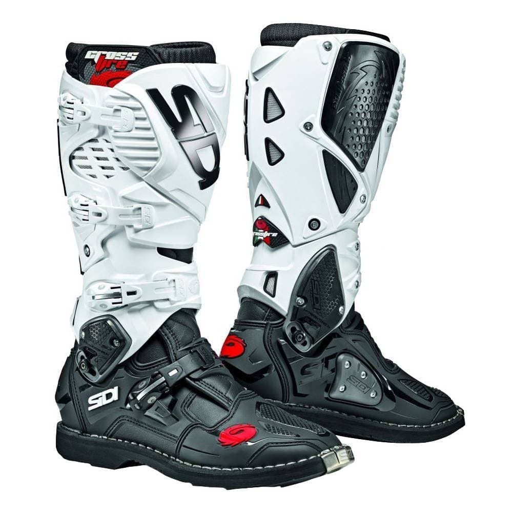 Bottes Moto Cross Sidi Crossfire 3 SRS list: Noir & Blanc|Noir|Blanc|Gris|Rouge|Jaune|Vert|Bleu|Multicolore