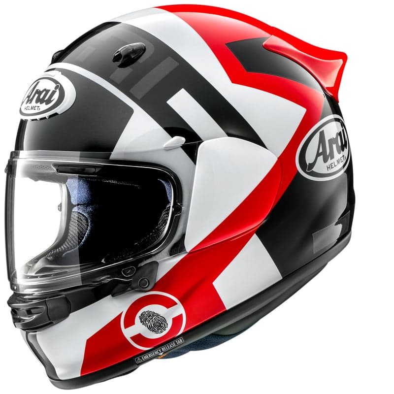 Casque Arai Quantic Space list: Rouge / Blanc|Noir|Blanc|Rouge|Bleu|Multicolore