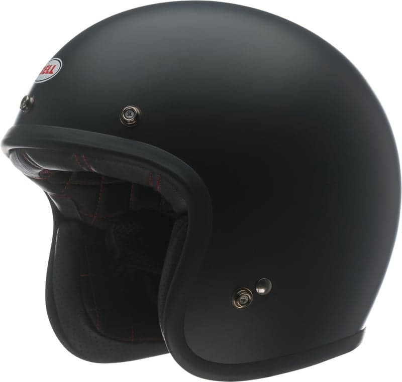 Casque Bell Custom 500 Homologué ECE 22.06 list: Noir Mat|Noir|Blanc