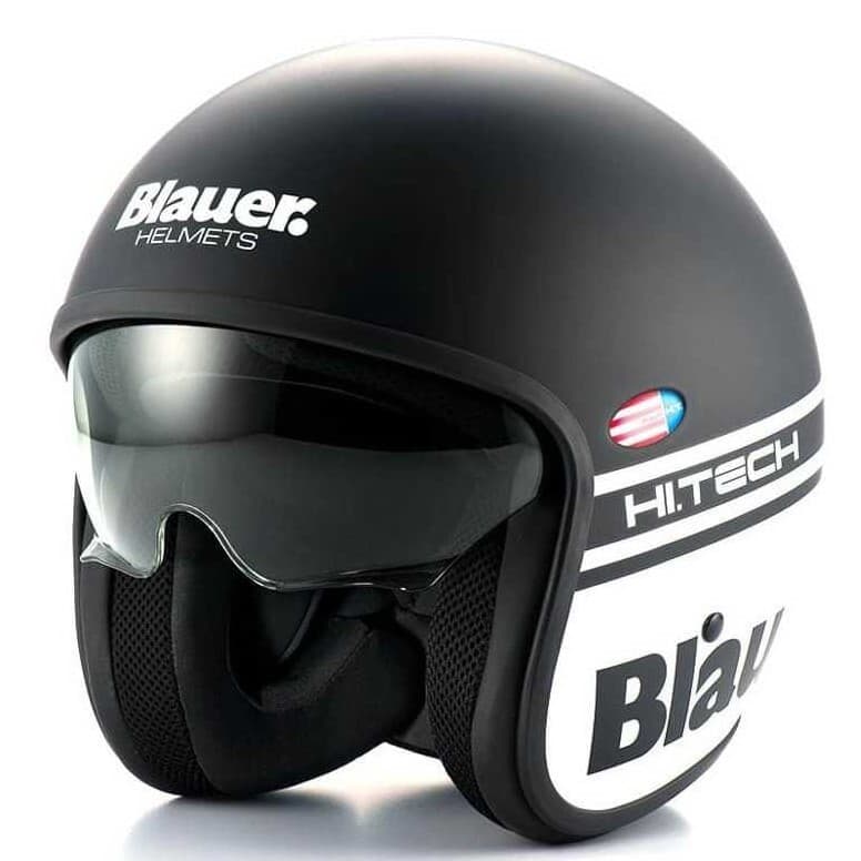 Casque Blauer Pilot 1.1 list: Noir Mat|Noir|Blanc|Gris|Orange|Vert|Multicolore