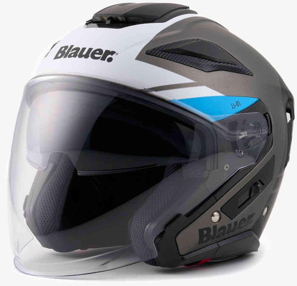 Casque Jet Blauer JJ-01 list: Bleu / Anthracite|Noir|Blanc|Gris|Rouge|Vert|Bleu