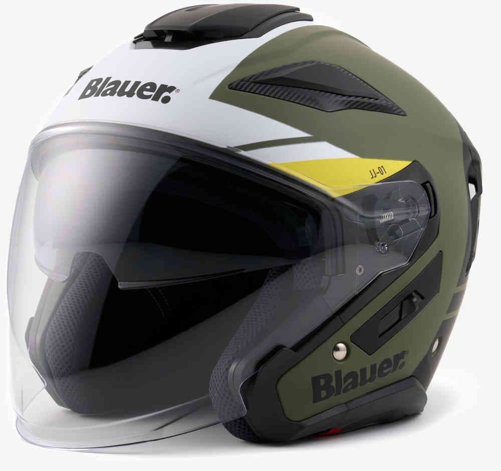 Casque Jet Blauer JJ-01 list: Vert Mat|Noir|Blanc|Gris|Rouge|Vert|Bleu