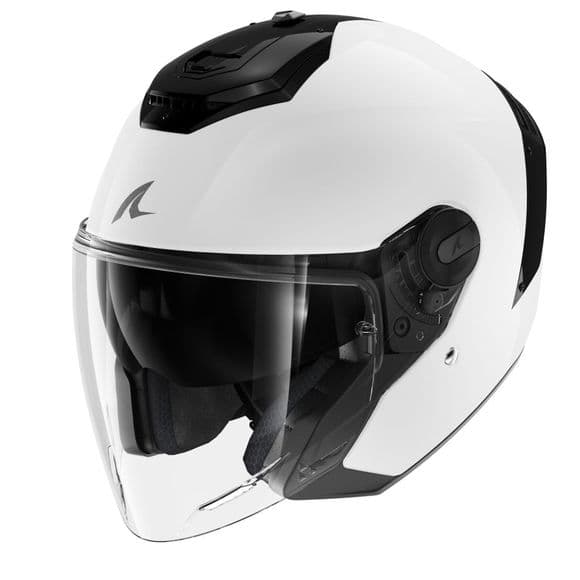 Casque Shark RS-Jet list: Blanc|Noir|Blanc|Gris
