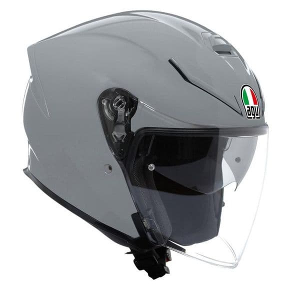 Casque AGV K5 Jet Evo Mono - Homologué ECE 22.06 list: Gris Nardo |Noir|Blanc|Gris