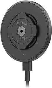 Chargeur Induction Quad-Lock 360° pour Voiture et Bureau Noir