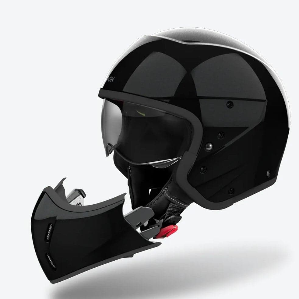 Casque Jet Airoh J 110 list: Noir Brillant|Noir|Blanc|Gris