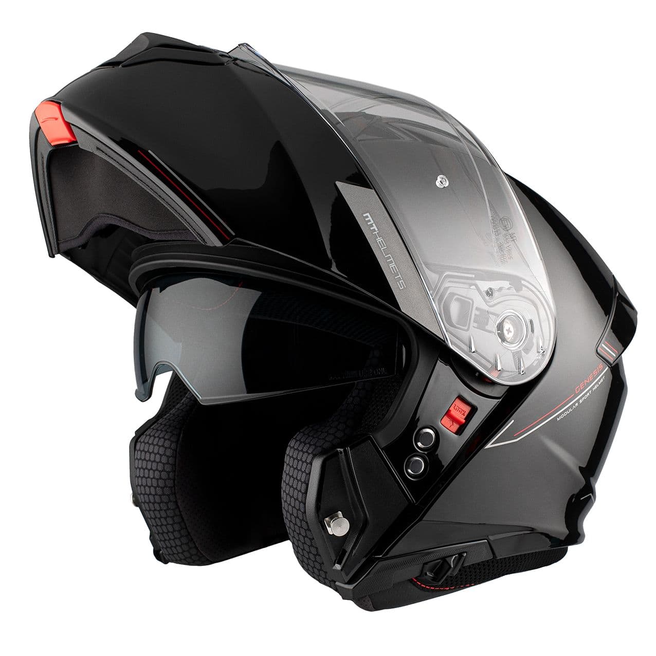 Casque MT-Helmets Genesis SV Noir Brillant