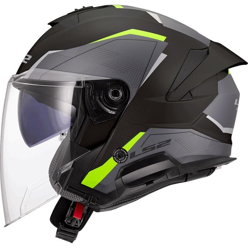 Casque LS2 Verso 2 Air list: Jaune|Gris