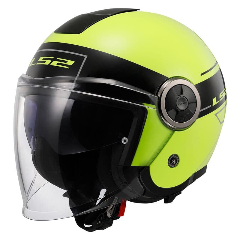 Casque Jet LS2 Classy Classic list: Jaune|Noir|Jaune