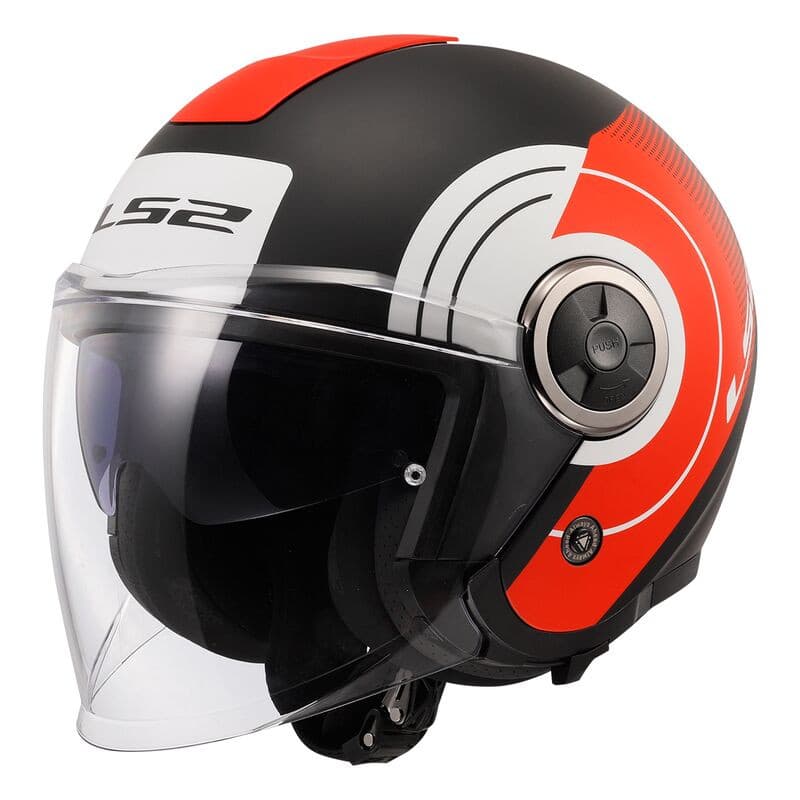 Casque Jet Classy LS2 Disko list: Noir et Rouge|Noir|Rouge|Multicolore