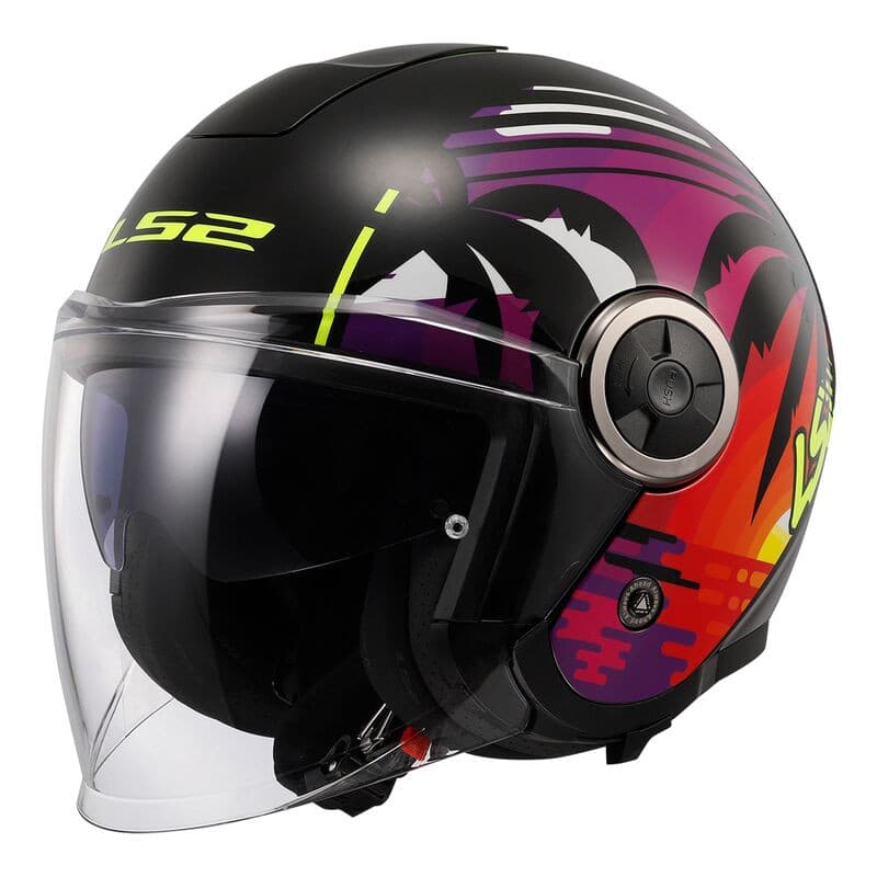 Casque Jet Classy LS2 Palm Multicolore