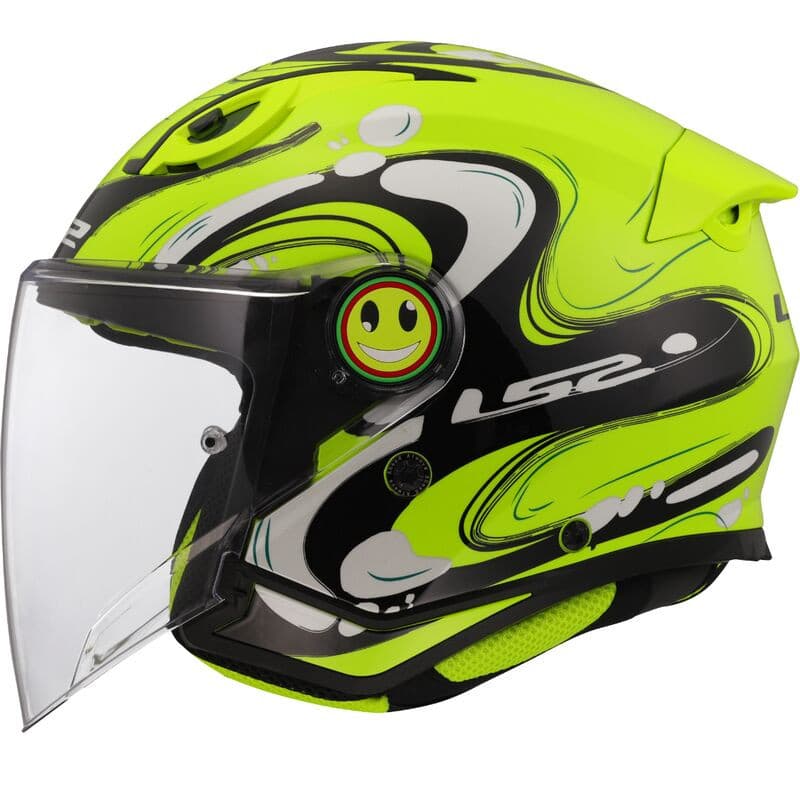 Casque de Moto Enfant Funny 2 Glup list: Jaune|Jaune