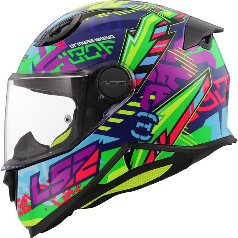 Casque de Moto pour Enfant LS2 Kid Svent Multicolore