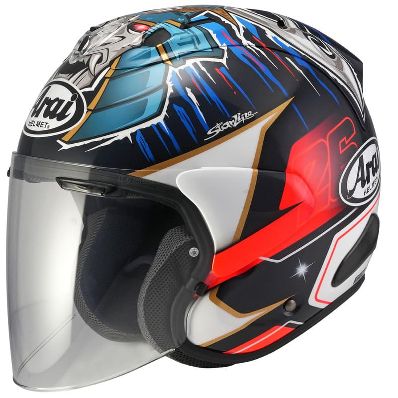 Casque ARAI SZ-R EVO Pedrosa Shogun list: Bleu Blanc Rouge|Noir|Multicolore
