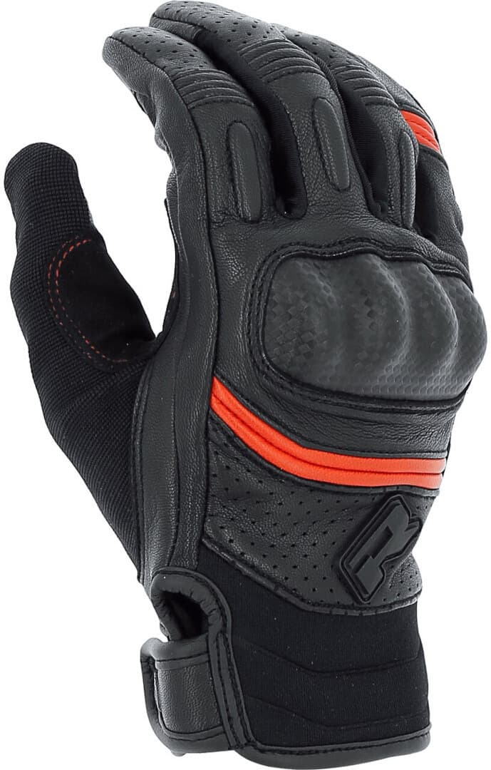 Gants Richa Protect Summer 2 Noir / Rouge Fluo