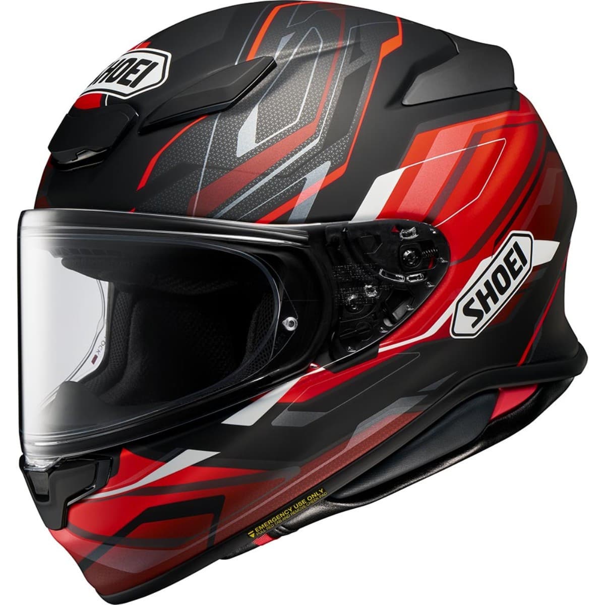 Casque Shoei NXR2 Capriccio Noir et Rouge