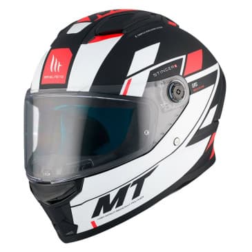 Casque Intégral MT Stinger 2 list: Noir & Blanc|Noir|Blanc|Multicolore