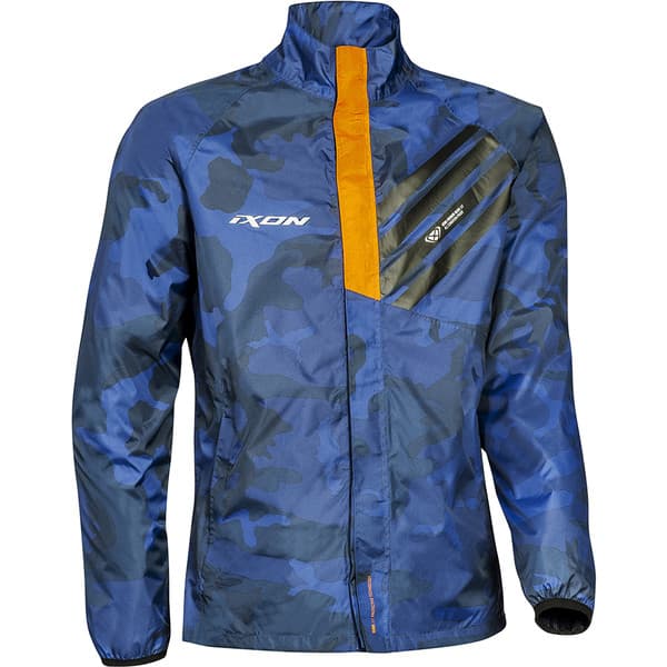 Veste Pluie Ixon Stripe Navy pour Moto ou Vélo list: Bleu|Bleu