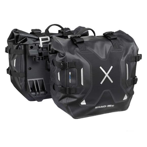 Sacoche Cavalières Étanche Shad Terra 30 Litres Noir