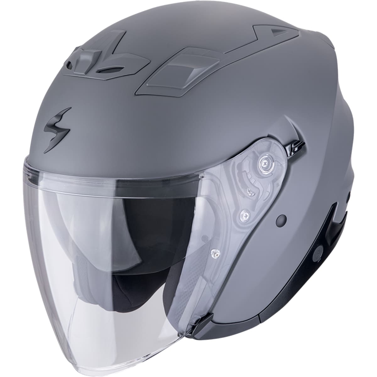 Casque Jet Scorpion Exo-Z1 list: Gris Ciment|Noir|Blanc|Gris|Multicolore