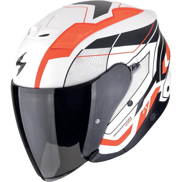 Casque Scorpion Exo-Z1 Vue list: Rouge / Blanc|Noir|Blanc|Gris|Multicolore