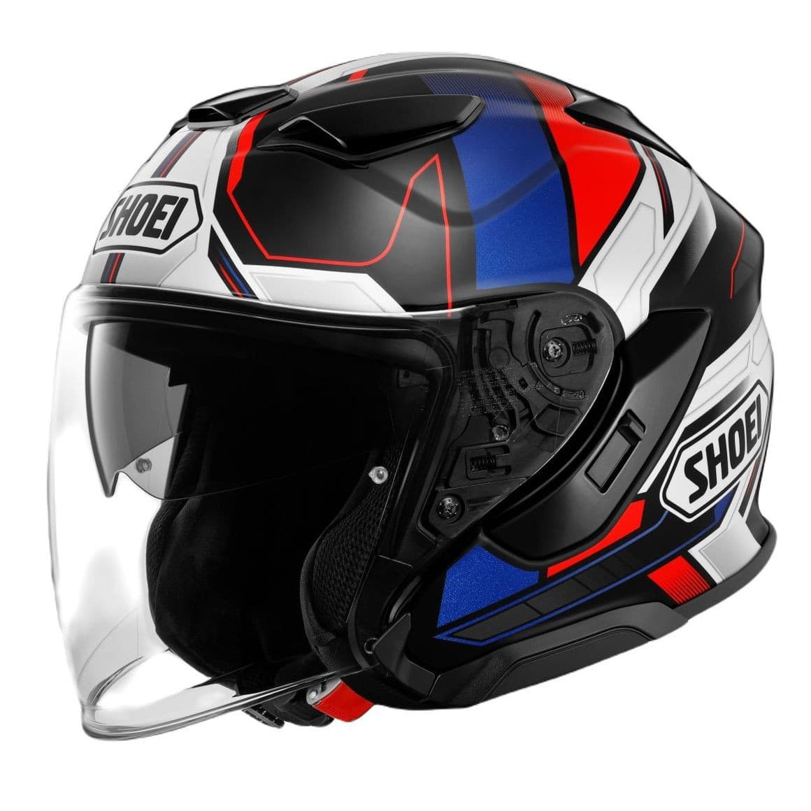 Casque Shoei J-Cruise 3 WHIZZY list: Bleu Blanc Rouge|Noir|Blanc|Rose