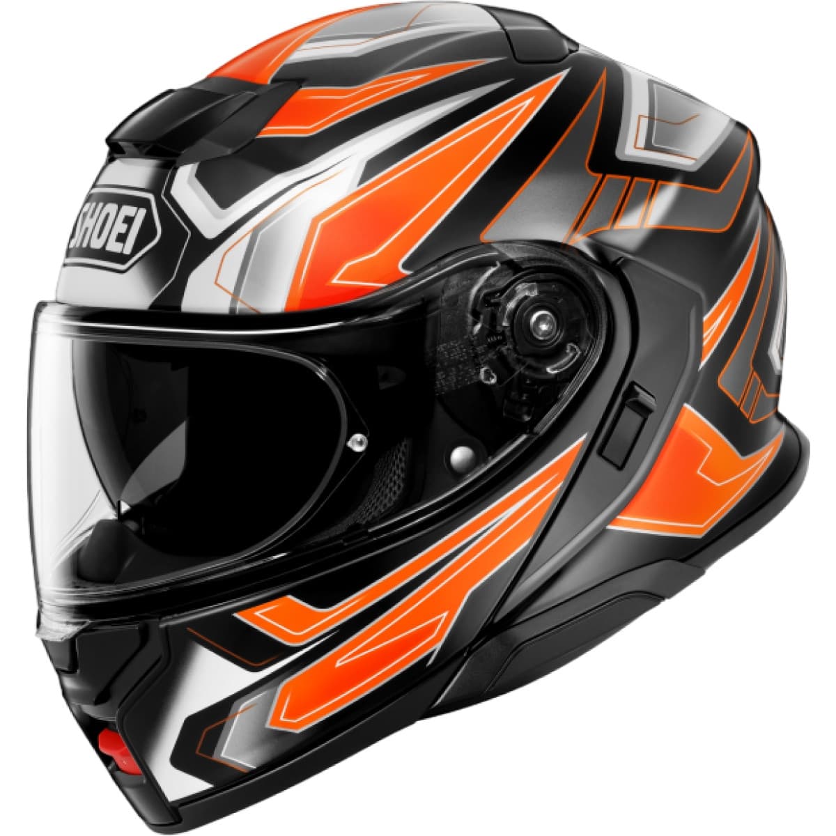Casque Modulable Shoei Neotec 3 Anthem list: Noir / Orange|Blanc