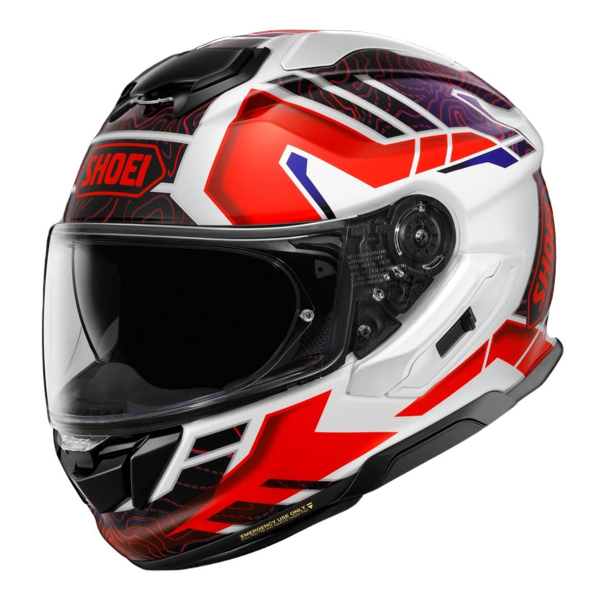 Casque Intégral Shoei GT-Air 3 Hike Rouge / Blanc
