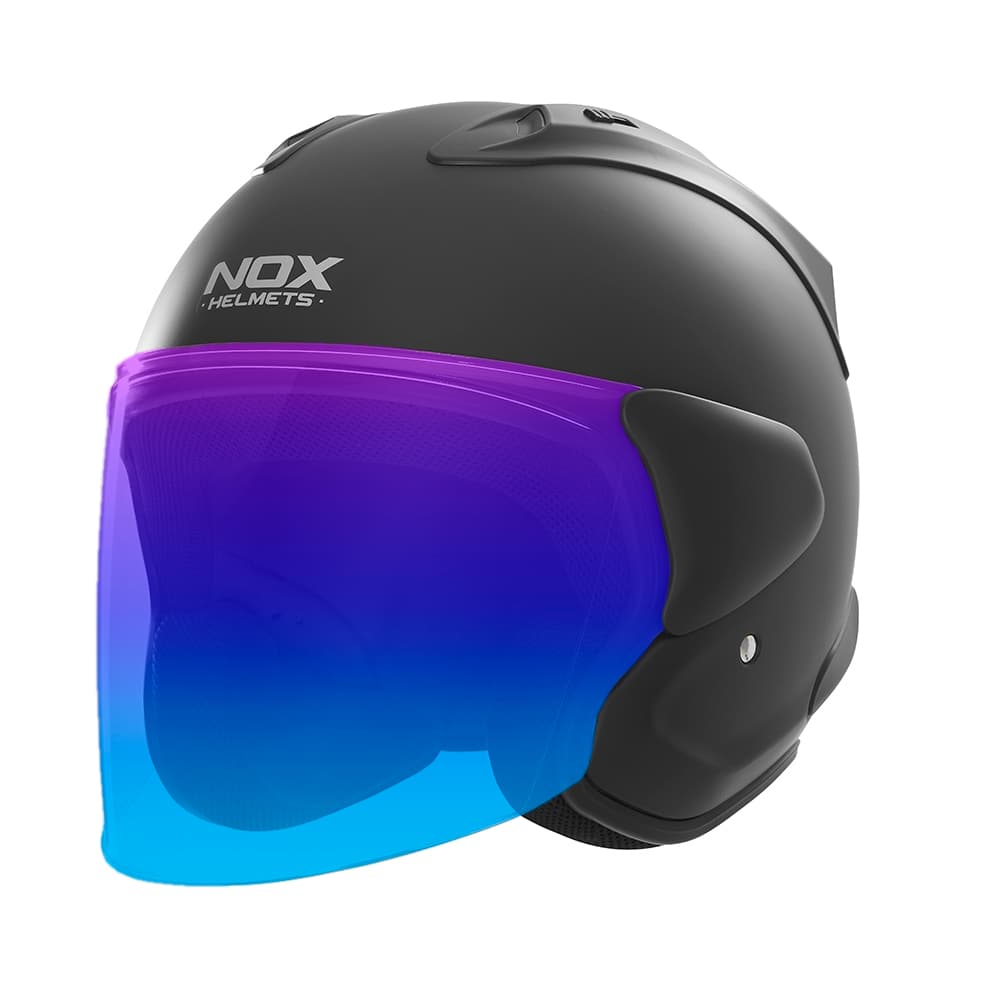 Visière Nox N220s Fumé/Iridium Iridium Bleu