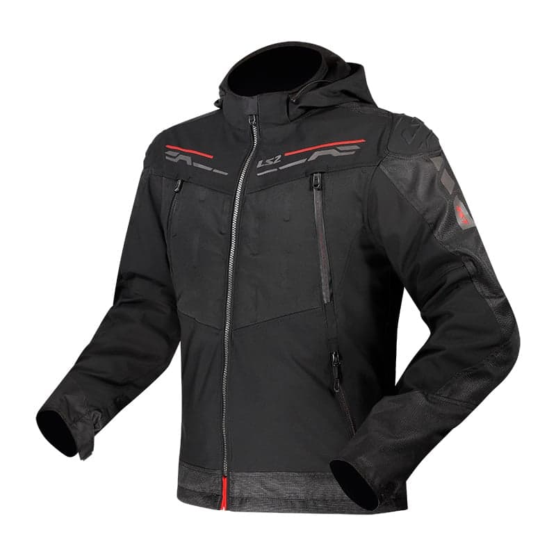 Veste LS2 Zirconium pour Homme list: Noir|Noir|Bleu