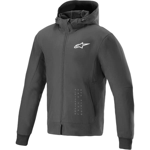 Sweat Veste Alpinestars Radium Tech list: Noir & Blanc|Noir