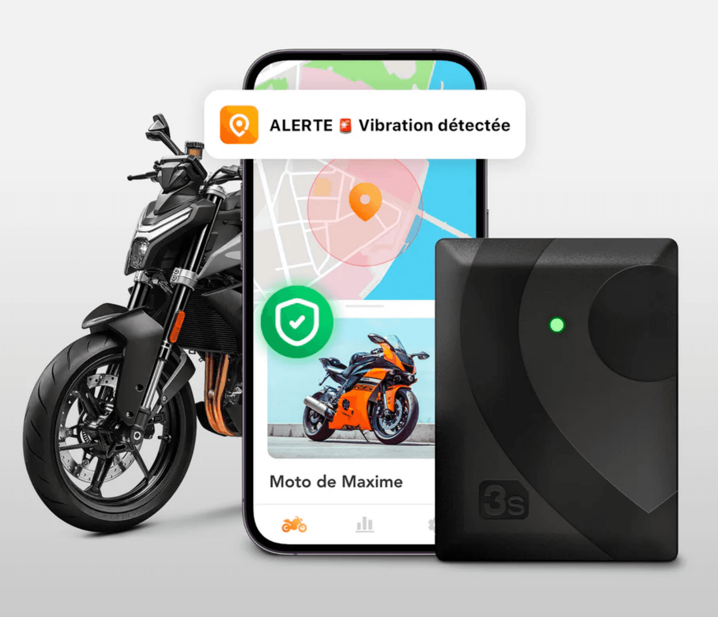 GPS Moto Georide 3s
